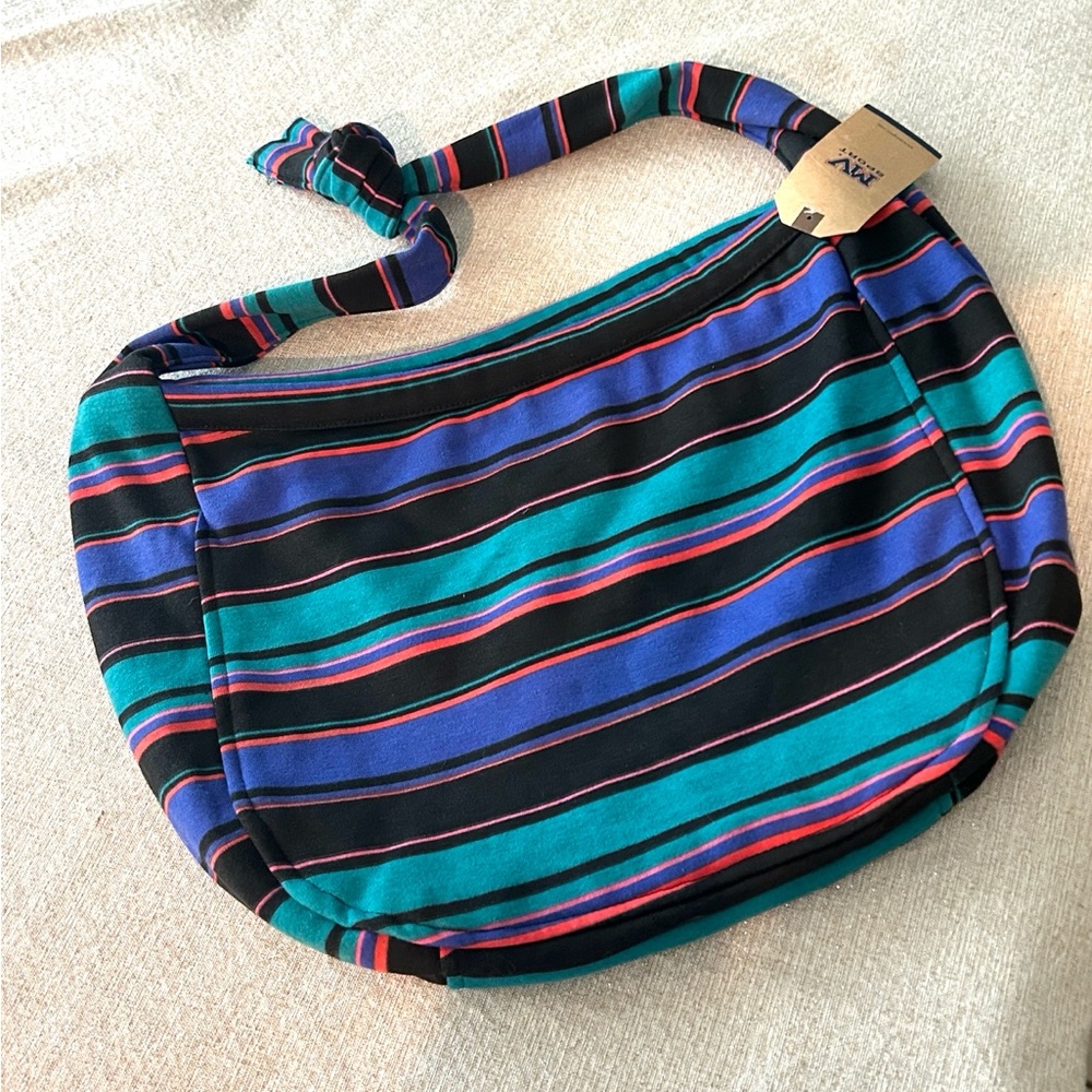 MV Sport Pro-Weave Slouch Bag Multicolor Striped Durable Deep Pocket Washable - Picture 8 of 12